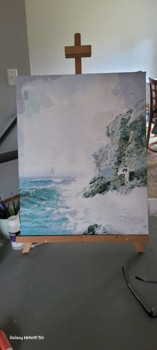 Customer photo review of Purgatory Cliff - Paint by Numbers