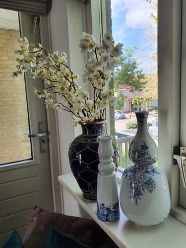 Customer photo review of Zijden Bloesem - Wit (3stengels)