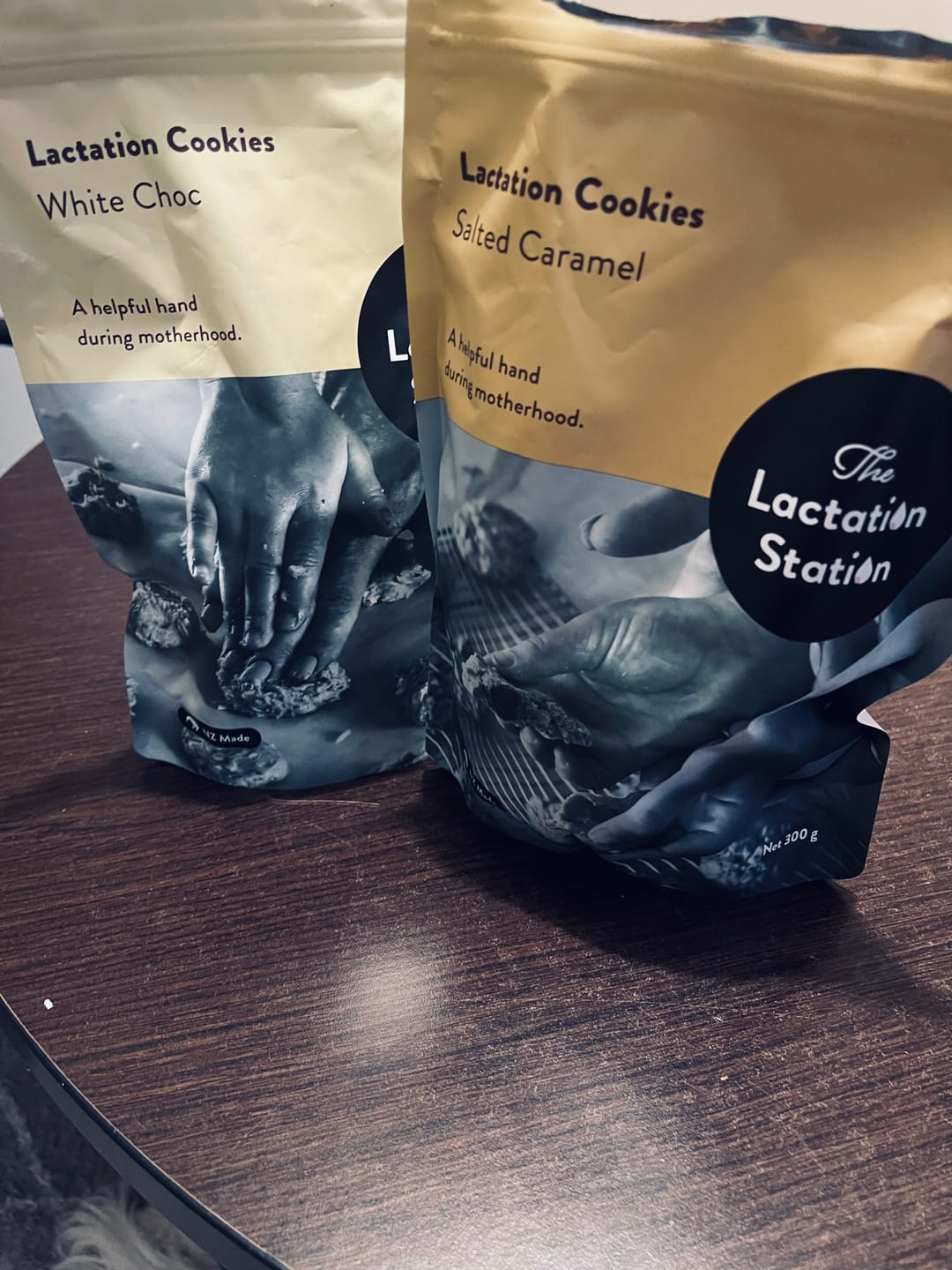 Customer photo review of Salted Caramel Lactation Cookies