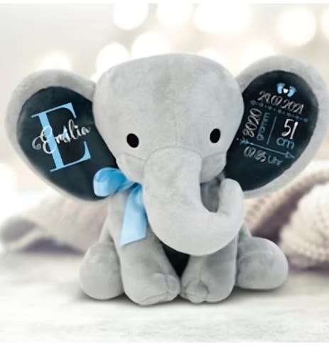 Customer photo review of Kuschel Elefant - Baby-Stofftier