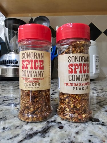 Customer photo review of Trinidad Scorpion Pepper Flakes