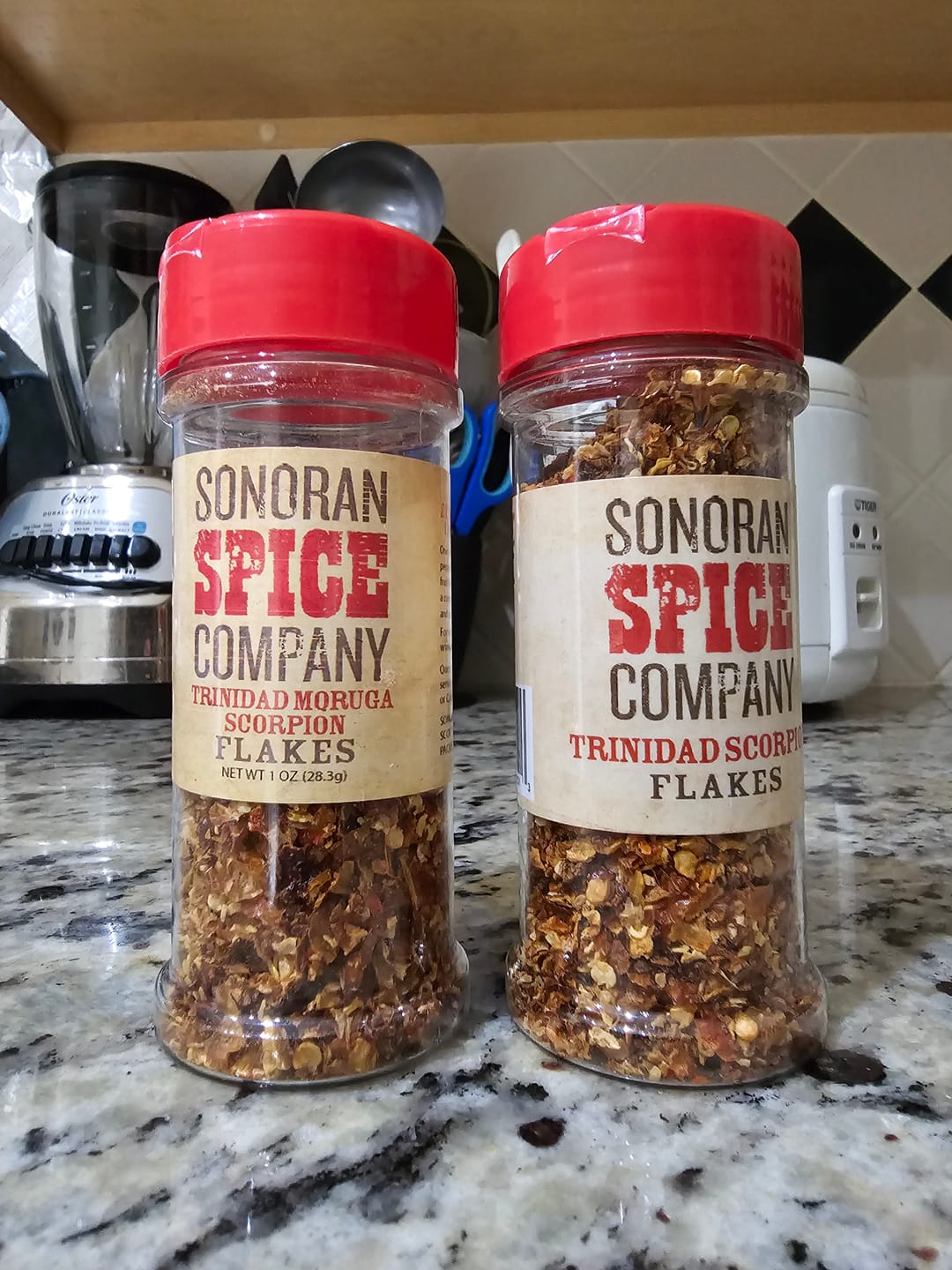 Customer photo review of Trinidad Scorpion Pepper Flakes