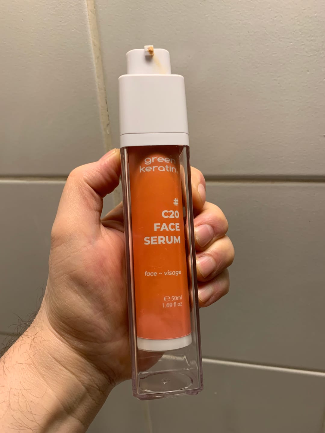 Customer photo review of C20 - Sérum pour le visage
