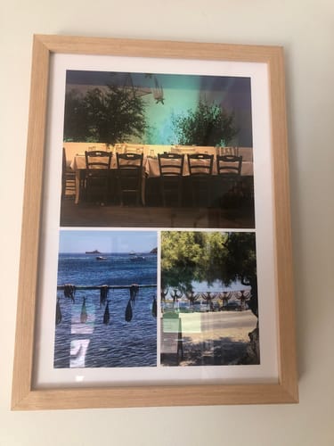 Customer photo review of 3 Memories In Portrait Art Print