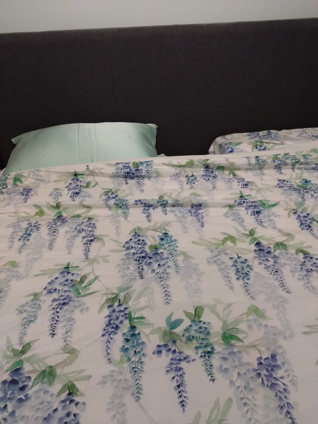 Customer photo review of Teal Breeze Pure Silk Pillowcase