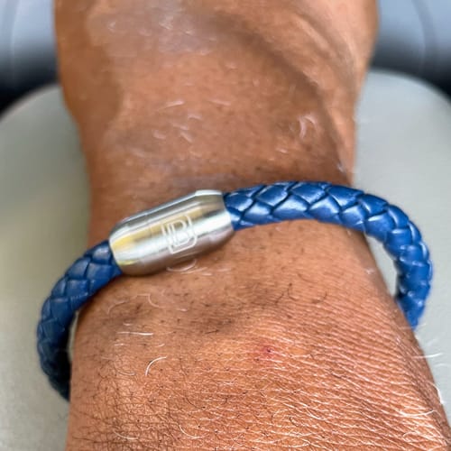 Customer photo review of Leather Single Wrap