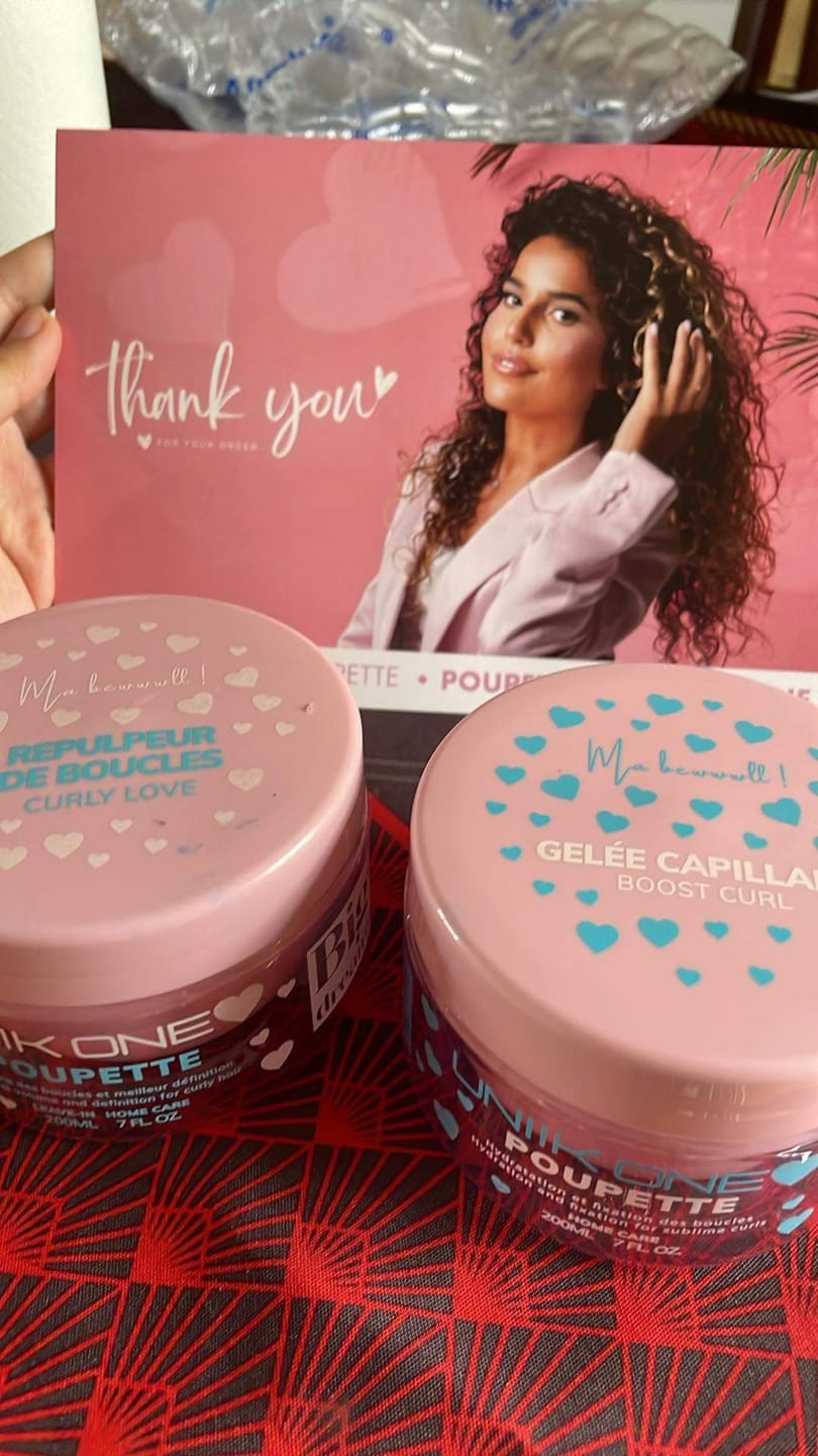 Customer photo review of Duo Perfect Curl By Poupette – 2x200ML
