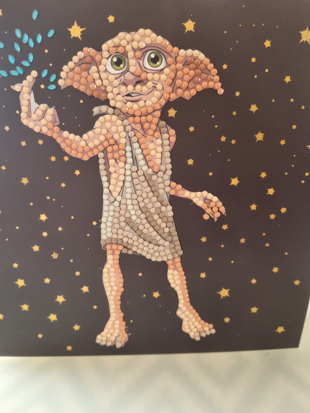 Customer photo review of "Dobby the House Elf" Harry Potter Crystal Art Card