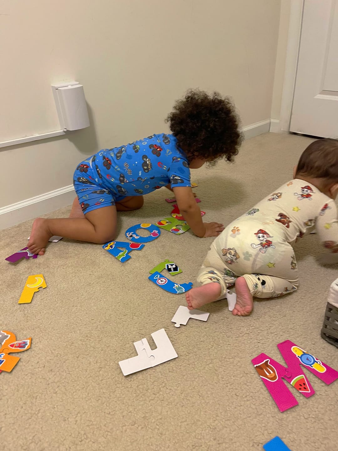 Customer photo review of Blaze and the Monster Machines Bamboo Kids Pajama Short Set