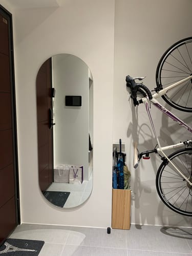 姵妏 review of 橢圓形 無框全身牆壁掛鏡 image 1 out of 1