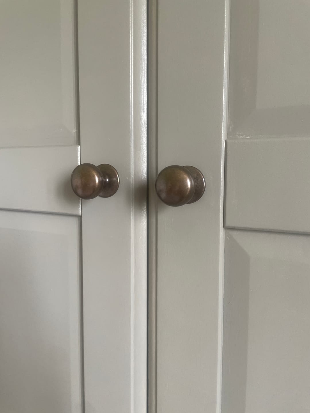 Customer photo review of Hampton Old Brass Cupboard Handles