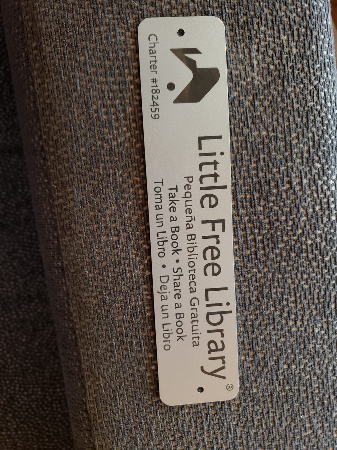 Customer photo review of English-Spanish Bilingual Official Charter Sign