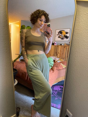 undefined review of Big Feels Ribbed Pants image 1 out of 1