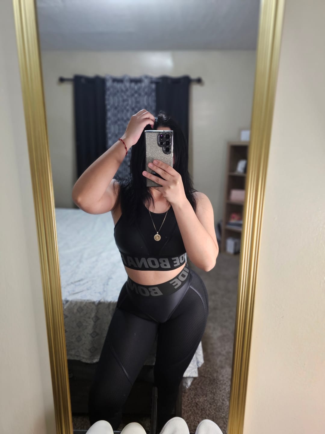 Customer photo review of Leggings Extra Sex Black Skin