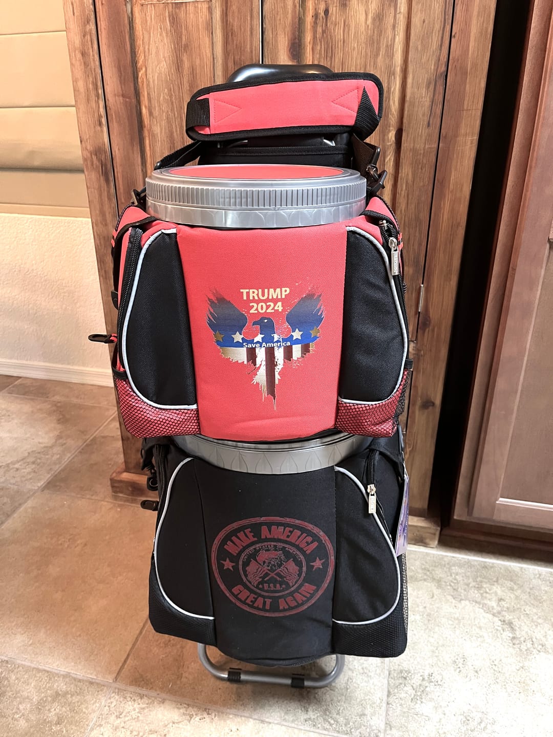 Customer photo review of 32 Can Cooler & Seat