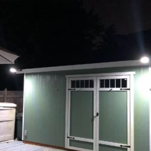 Customer photo review of Intellamp - Solar Beleuchtungssystem für den Außenbereich