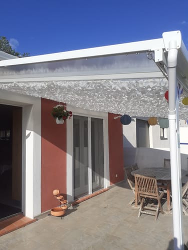 Customer photo review of Filet de camouflage renforcé blanc