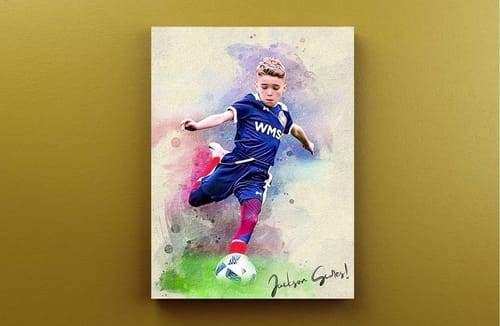 Customer photo review of Personalized photo Painting