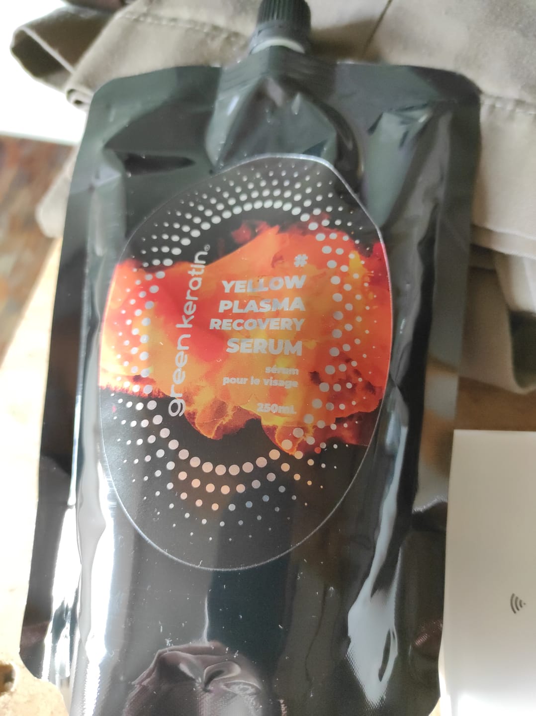 Customer photo review of YELLOW PLASMA – Sérum Réparateur pour le visage #FF