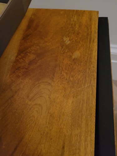 Customer photo review of Wise Owl Furniture Salve & Brush