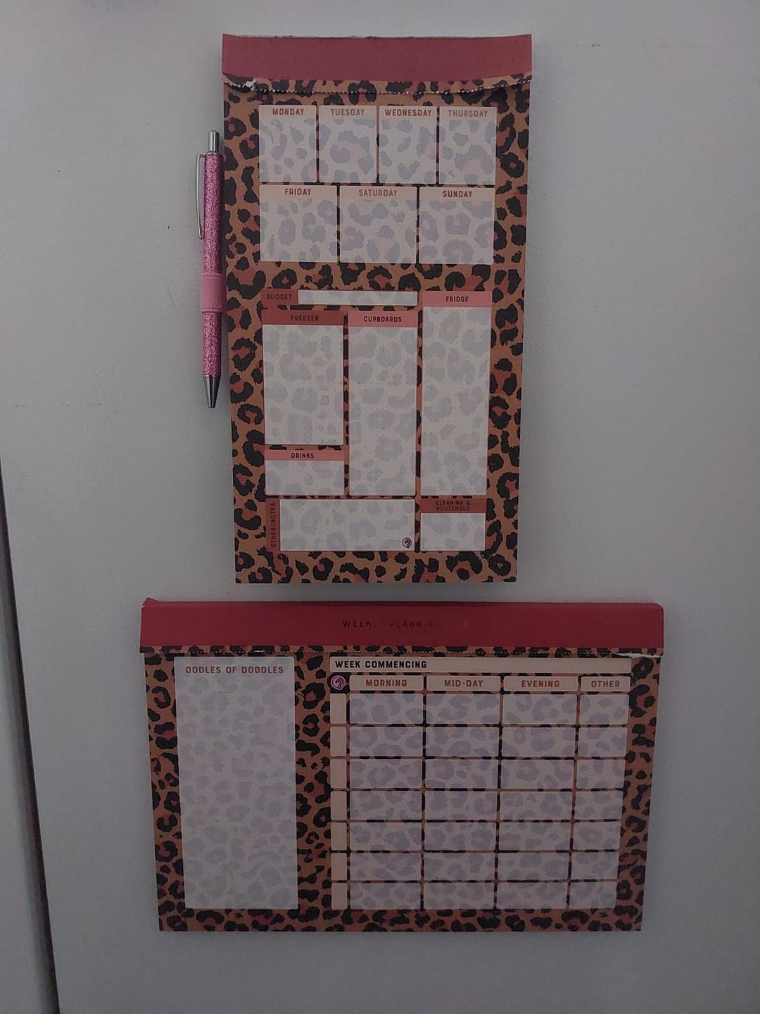 Customer photo review of A4 - Yearly Planning Pad - Exotic Leopard