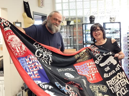 T-shirt quilt by Adriane from OH