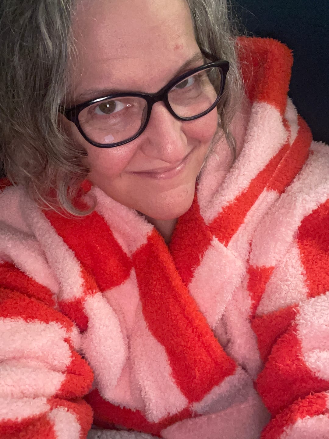 Customer photo review of Splash Waterproof Robes - Bubblegum Pink & Sweet Strawberry Red