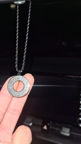 Customer photo review of Ayatul Kursi Car Hanger