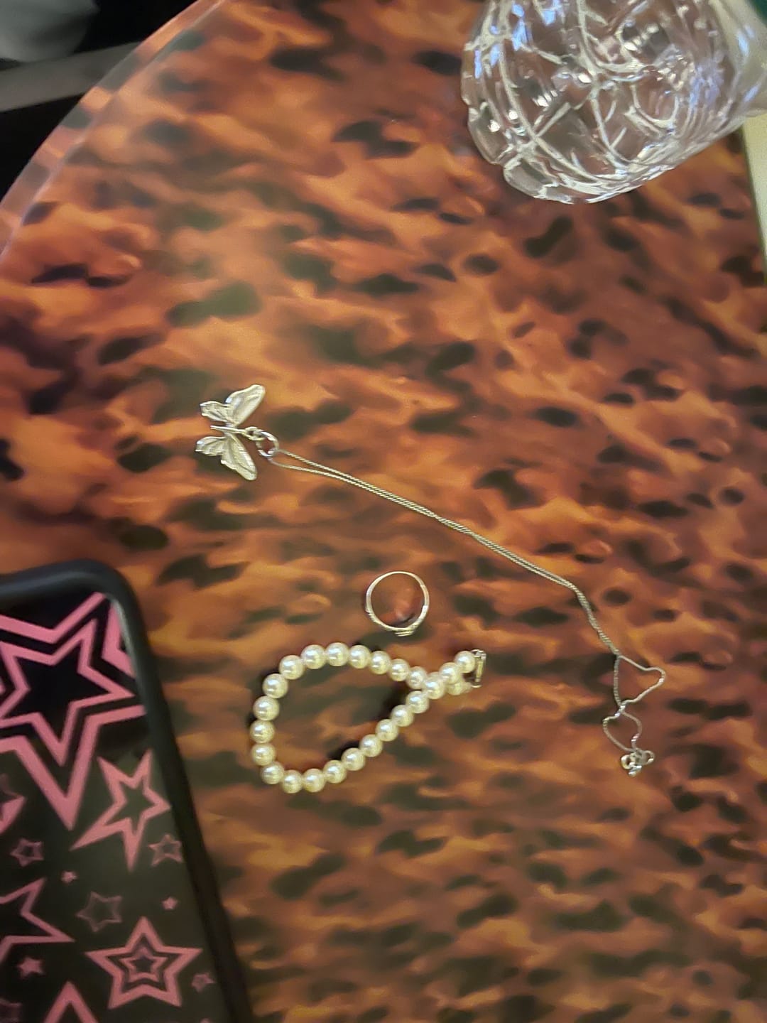 Customer photo review of BUTTERFLY PENDANT