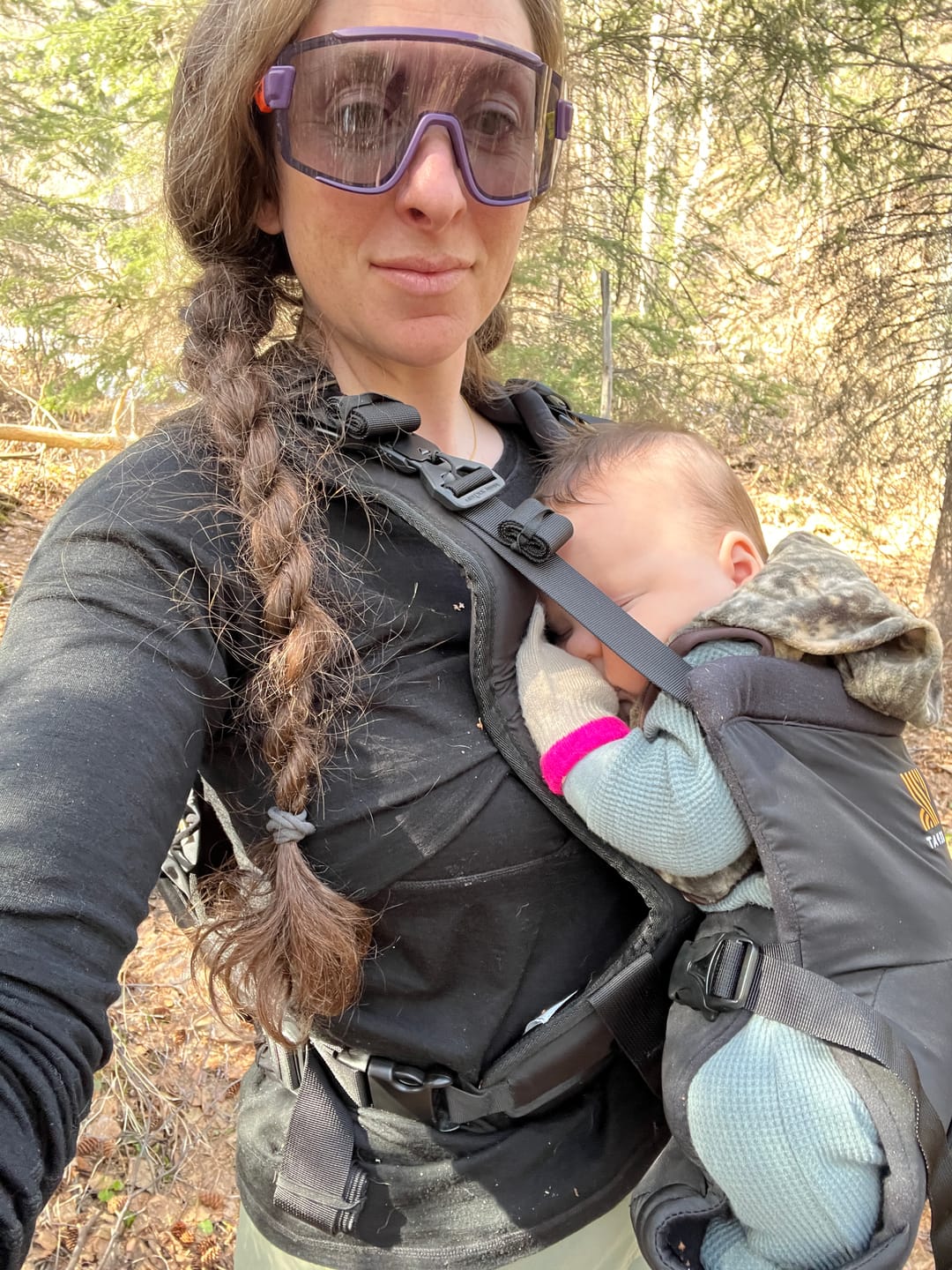 Customer photo review of grown up nursing long sleeve