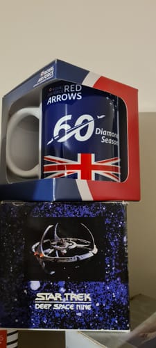 undefined review of Red Arrows 60 Diamond Season Blue Ceramic Mug image 1 out of 1