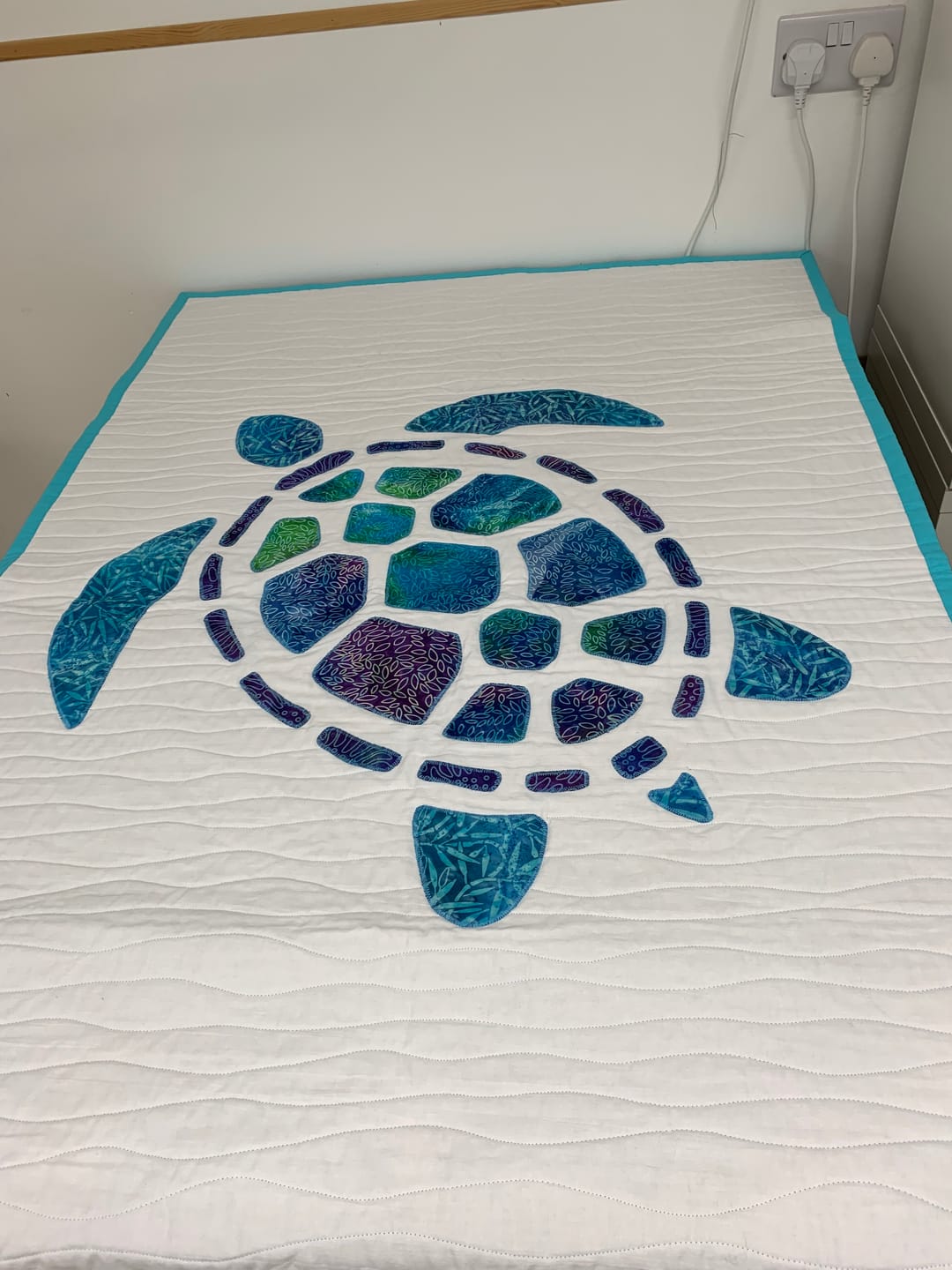 Customer photo review of 10 Piece Bali Batik Fat Quarter Bundle- 100% Cotton (Blues) (Designs Vary)