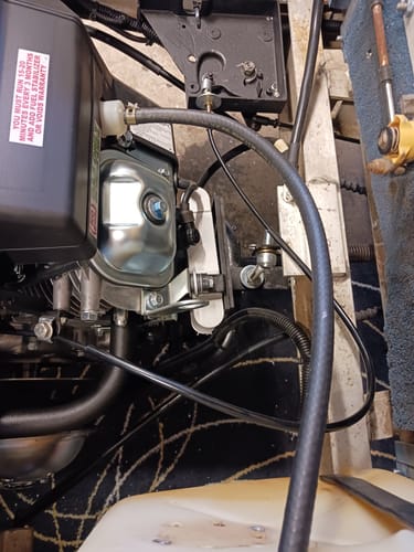 Customer photo review of Extended Throttle Cable for 84-91 Club Car DS