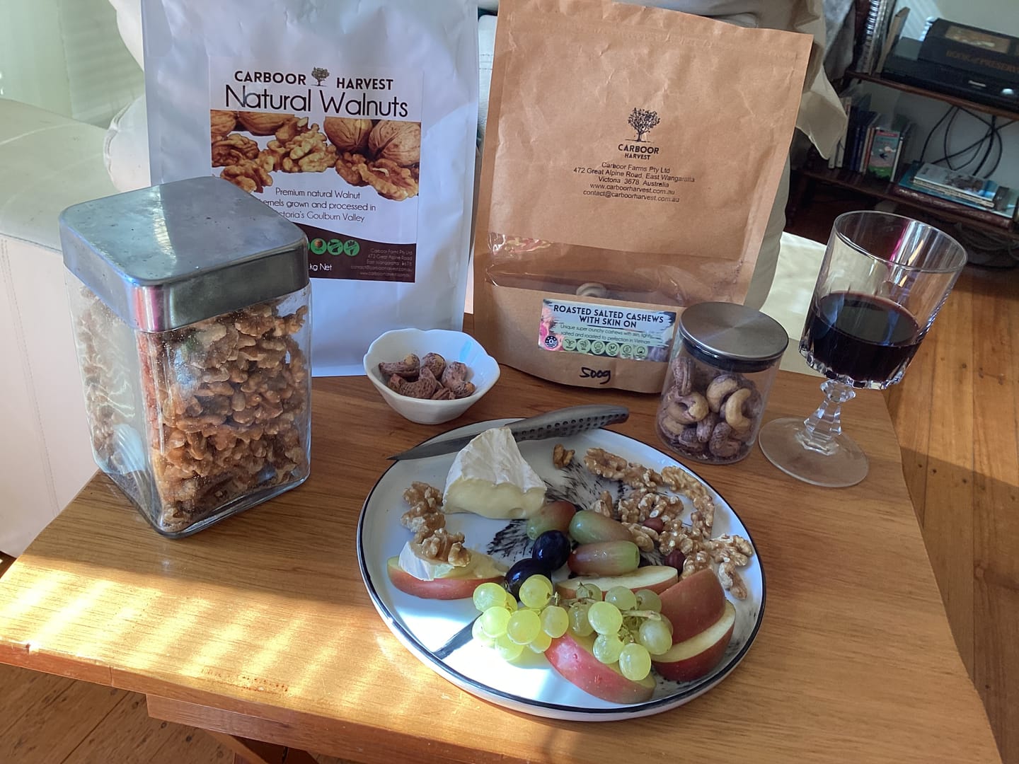 Customer photo review of Raw Australian walnut
