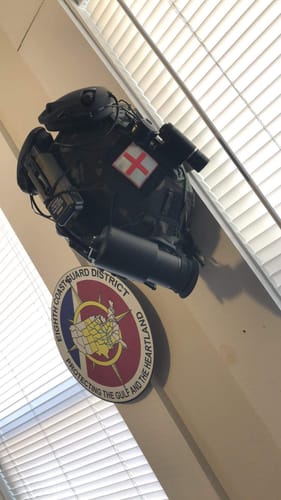 Customer photo review of J-Arm & Rhino Mount Combo