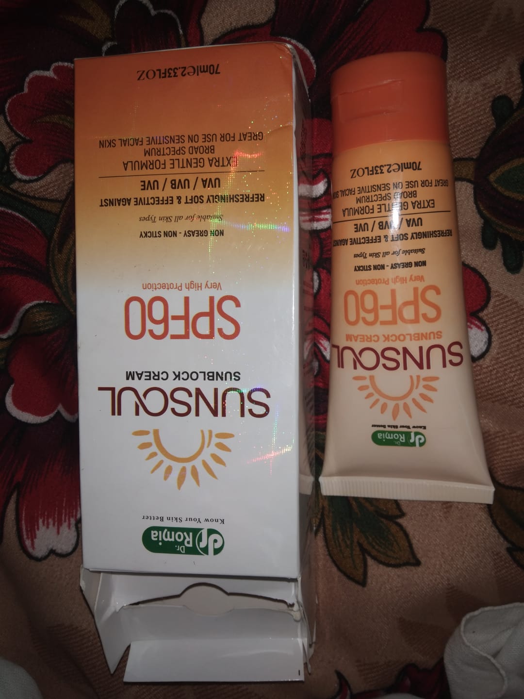 Customer photo review of Sunsoul Sunblock cream