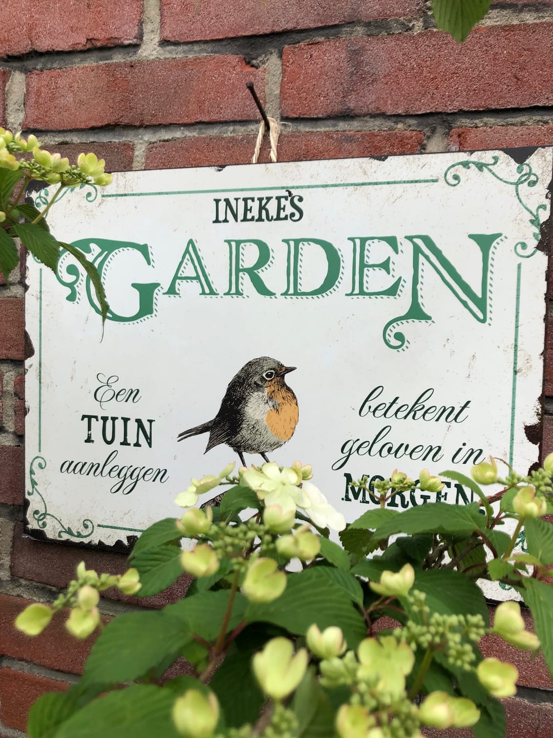Customer photo review of Tuingeluk - Outdoor-Deurbord