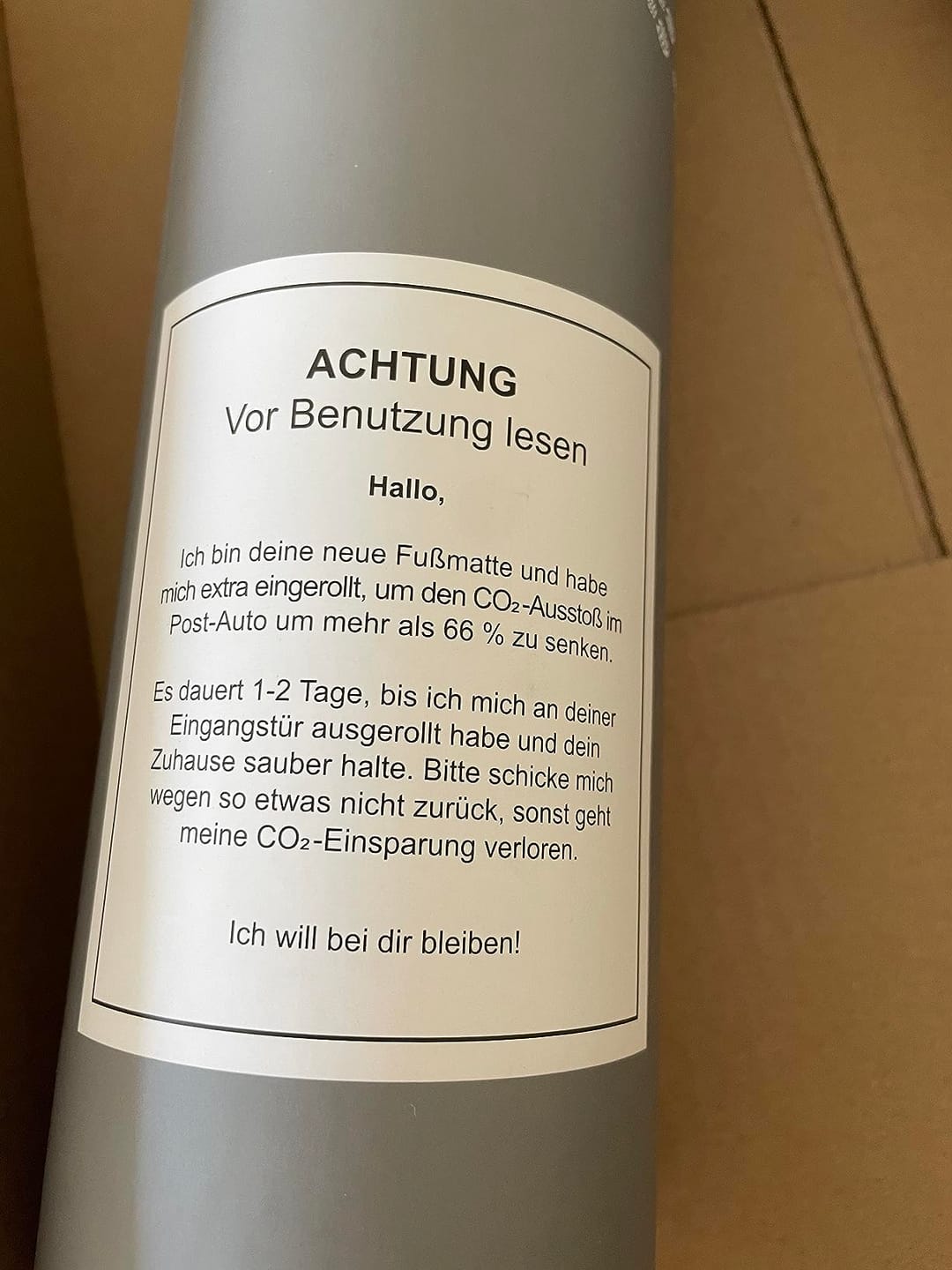 Customer photo review of Fußmatte im Streifenmuster