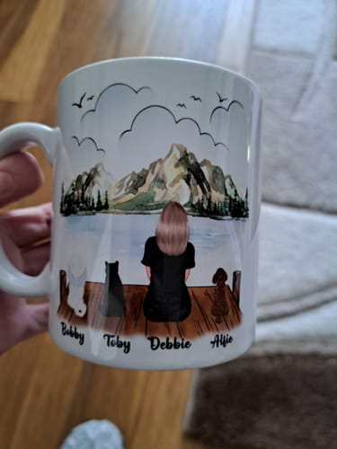 Customer photo review of Female and Pets mug