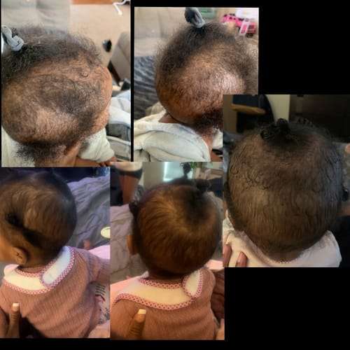 Customer photo review of Nourishing Growth Oil 8 oz.