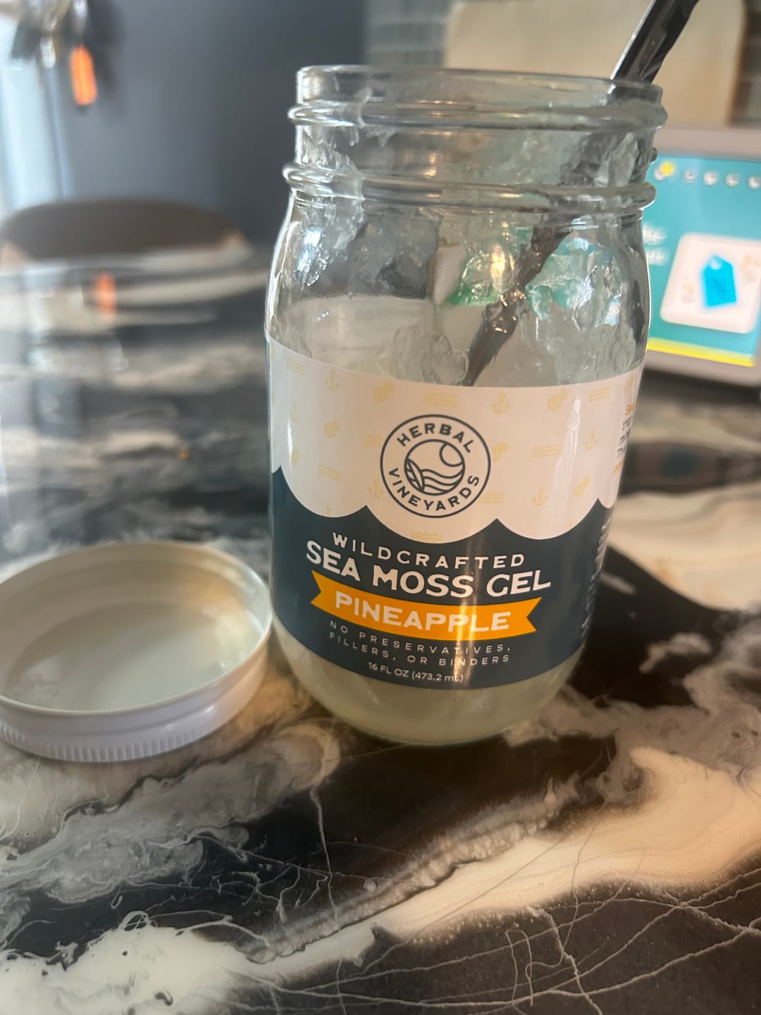 Customer photo review of EXCLUSIVE PINEAPPLE SEA MOSS GEL