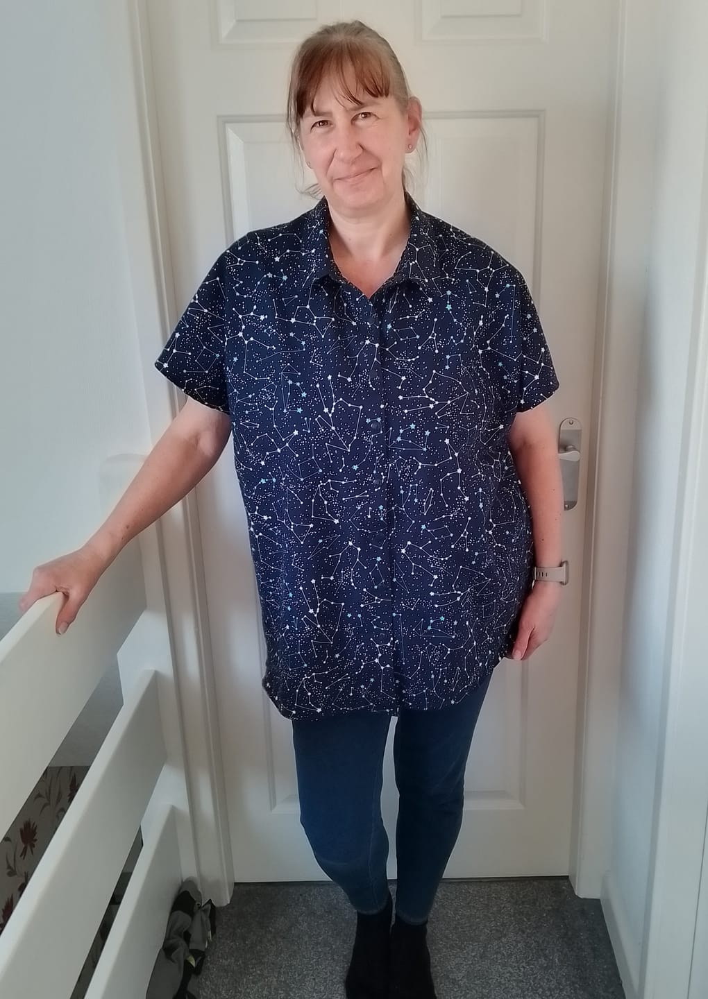 Customer photo review of Stars Constellation Rose & Hubble Cotton Poplin Fabric