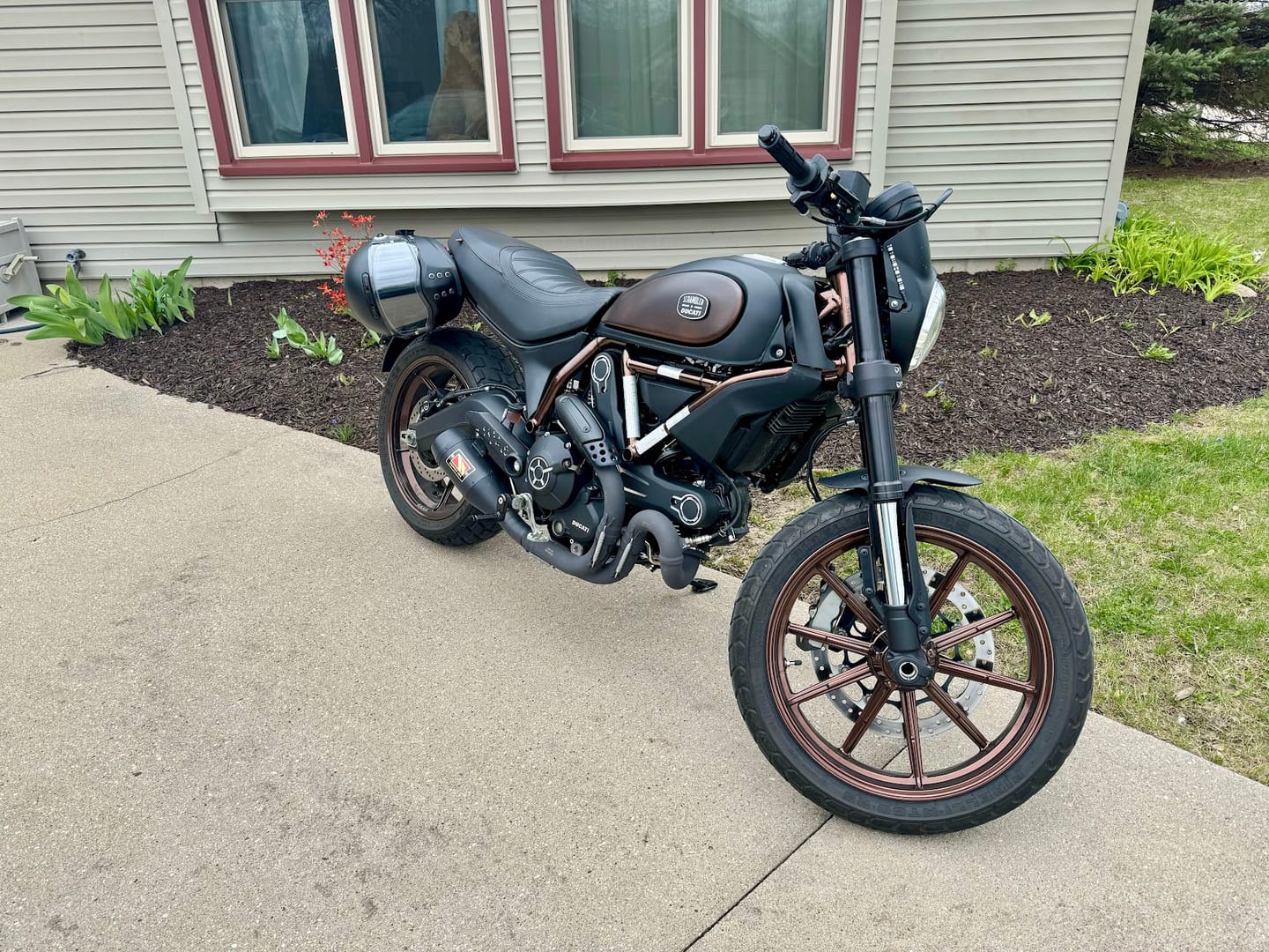 Customer photo review of Ducati Scrambler Helmet Hook (lock)