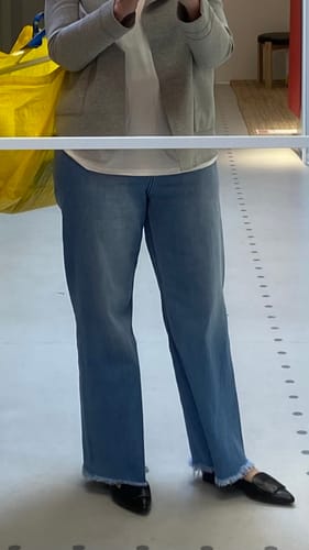 Customer photo review of Wide Leg Jeans "Larina"