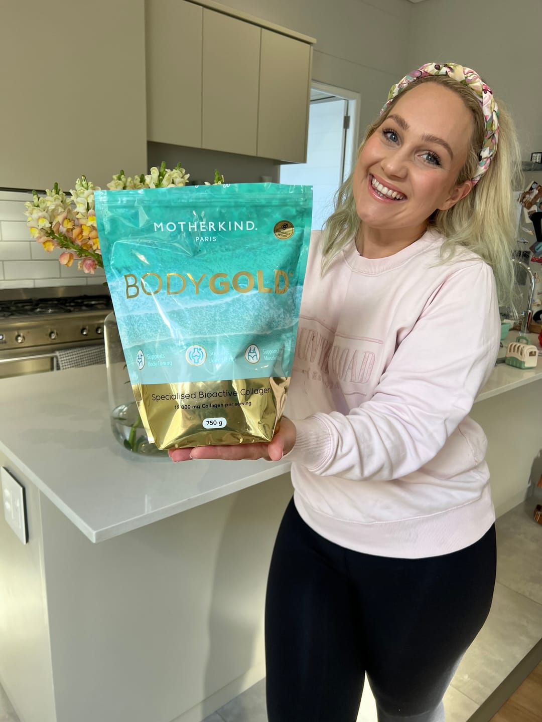 Customer photo review of BodyGOLD Collagen Peptides - 750g
