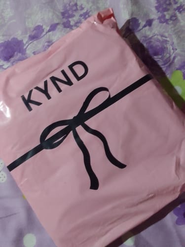 Customer photo review of Blush Bow Lilac Flared Sleeve Tee