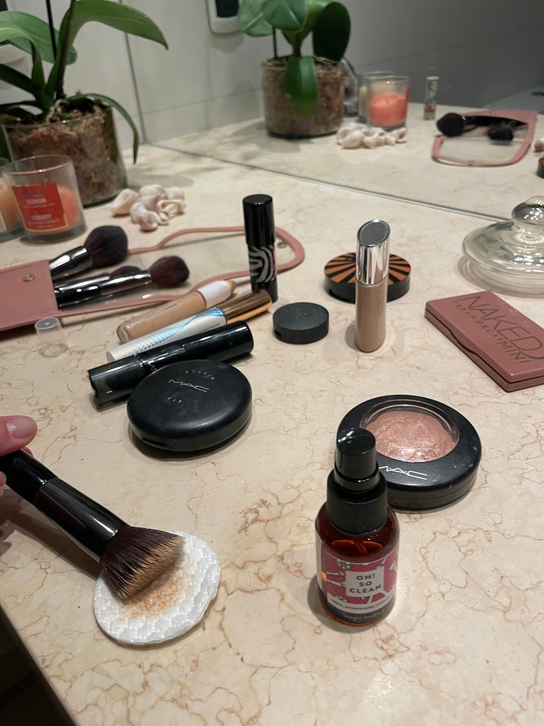Customer photo review of ✭OH! SO CLEAN✭ limpiador instantáneo de brochas- TRAVEL SIZE