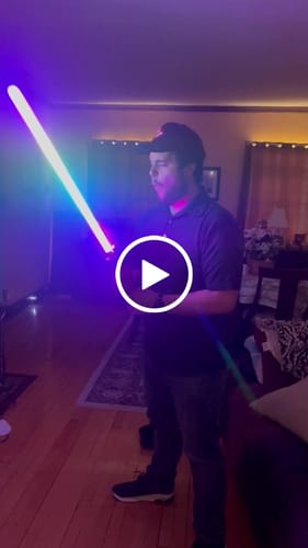 Customer video review of The Sailor Moon lightsaber