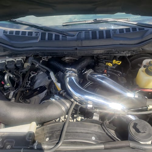 Customer photo review of SPE Motorsport 2011-2022 6.7 Powerstroke Intake Piping Kit