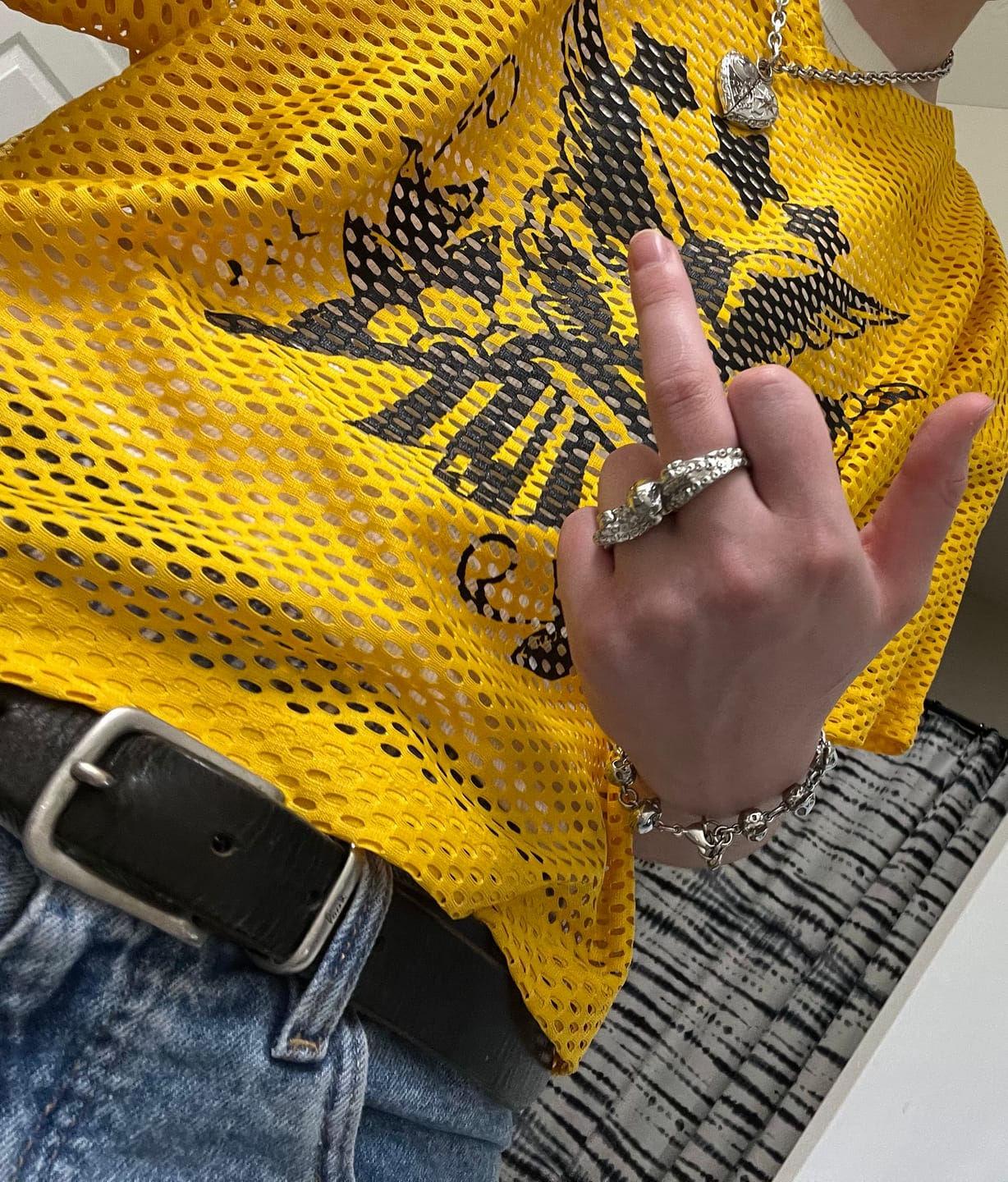 Customer photo review of DOUBLE FINGER OCTOSKULL RING